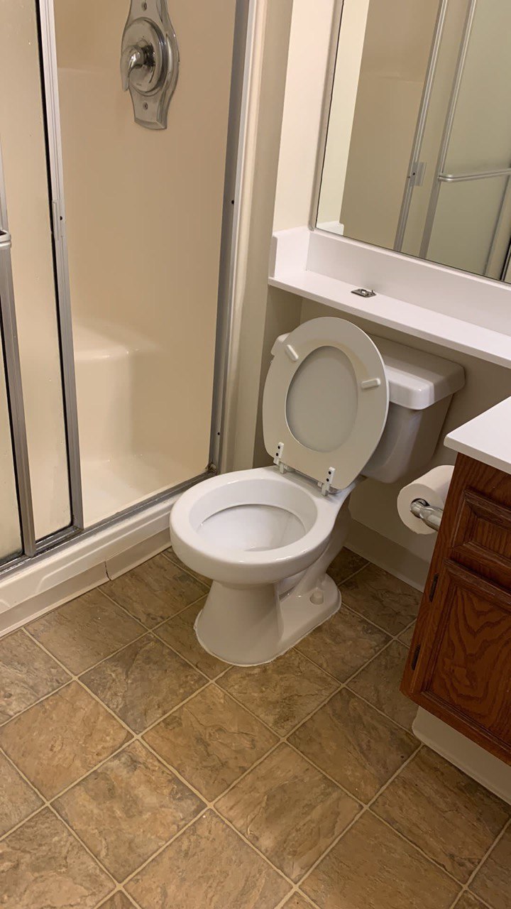 Sanitized bathroom after a San Diego move-out cleaning